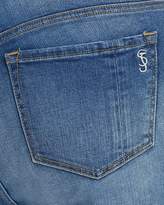 Thumbnail for your product : SLINK Jeans Plus SLINK Jeans Frayed Cropped Skinny Jeans in Gwen