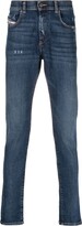 Thumbnail for your product : Diesel Distressed Slim-Cut Jeans