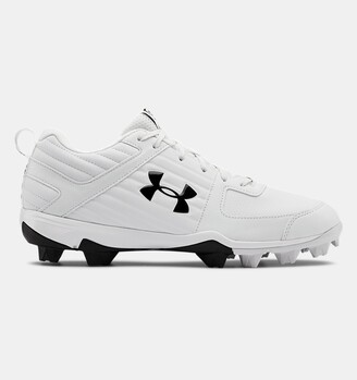 all white under armour baseball cleats