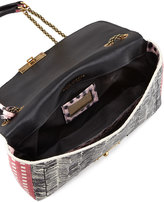 Thumbnail for your product : Marc Jacobs Polly Mini Snakeskin Shoulder Bag, Pink/Black/Multi