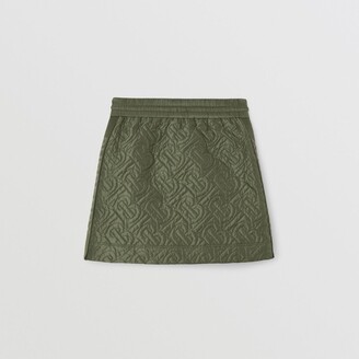 Burberry Childrens Monogram Quilted Skirt