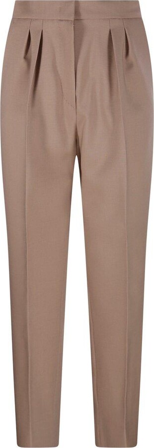 Max Mara High Waisted Straight Leg Pants
