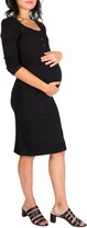 Thumbnail for your product : Nom Maternity Snap Maternity/Nursing Dress