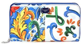 Dolce & Gabbana Printed leather wallet