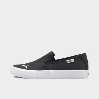 puma slip on black