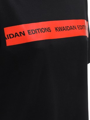 Kwaidan Editions Logo Tape Cotton Jersey T-shirt