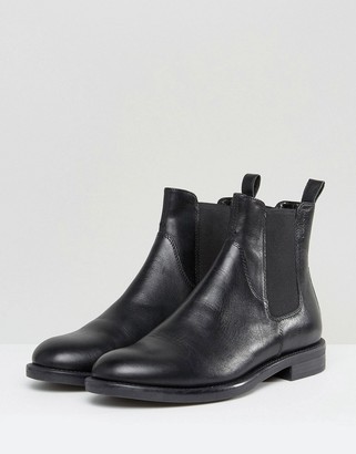Vagabond Amina chelsea boots in black leather - ShopStyle