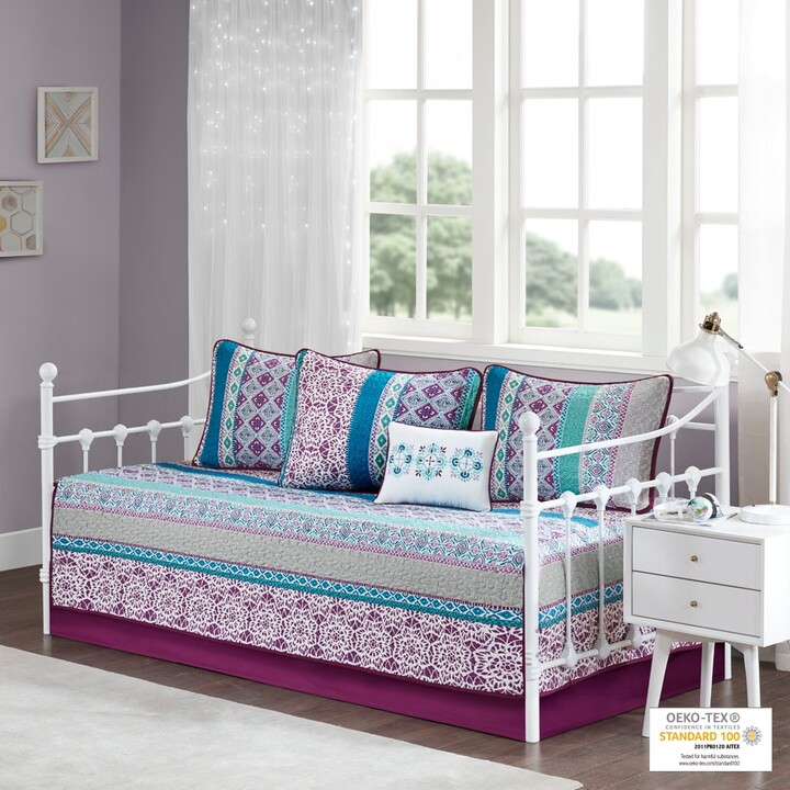 Celine Purple Daybed 6 Piece Boho Reversible Daybed Set ShopStyle