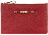 Thumbnail for your product : Valentino Leather wristlet pouch