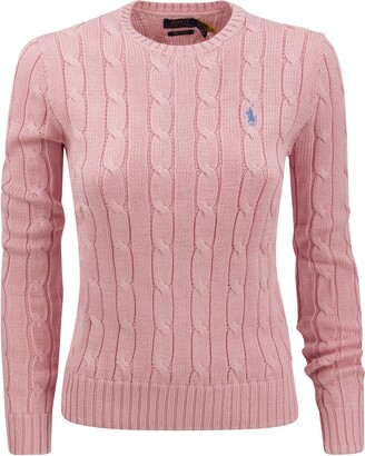 Polo Ralph Lauren Women's Pink Sweaters | ShopStyle
