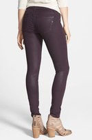 Thumbnail for your product : Vigoss Coated Skinny Jeans (Eggplant) (Juniors)
