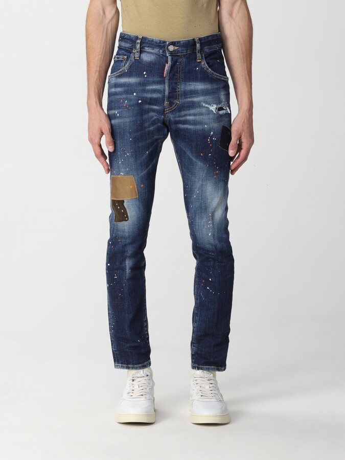 DSQUARED2 jeans with paint splatters ShopStyle