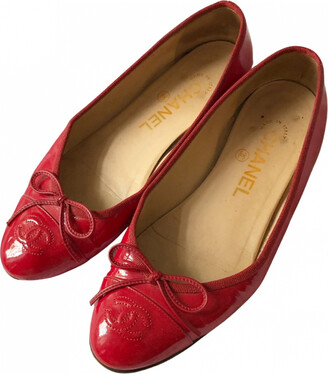 Chanel Patent leather ballet flats - ShopStyle