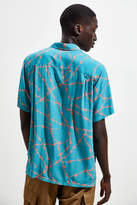 Thumbnail for your product : Urban Outfitters Barbed Wire Rayon Short Sleeve Button-Down Shirt