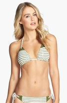 Thumbnail for your product : Sperry 'Front Lines' Sequin Stripe Triangle Bikini Top