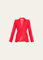 Thumbnail for your product : Alexander McQueen Classic Single-Breasted Suiting Blazer