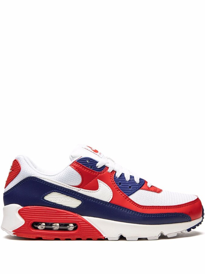red and blue air max