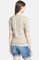 Thumbnail for your product : Caslon V-Neck Elbow Sleeve Cardigan (Regular & Petite)