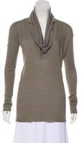 Thumbnail for your product : Rick Owens Lilies Long Sleeve Cowl Neck Top
