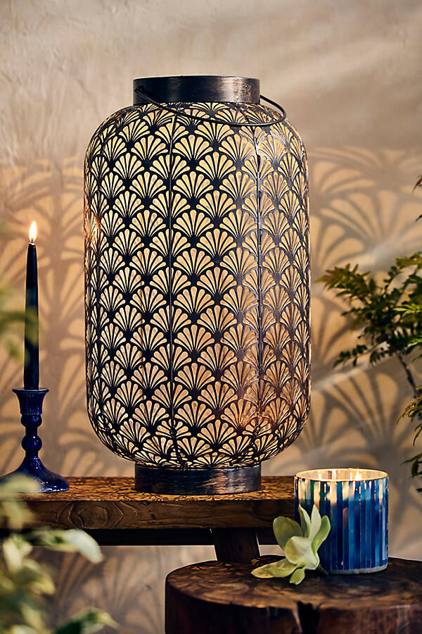 Perforated Foliage Solar Lantern