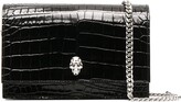 Thumbnail for your product : Alexander McQueen Skull-Embellished Clutch Bag