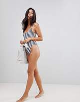 Thumbnail for your product : Playful Promises Textured Stripe Swimsuit