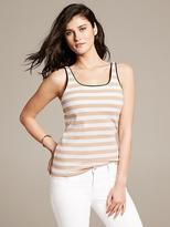 Thumbnail for your product : Banana Republic Piped Striped Timeless Tank