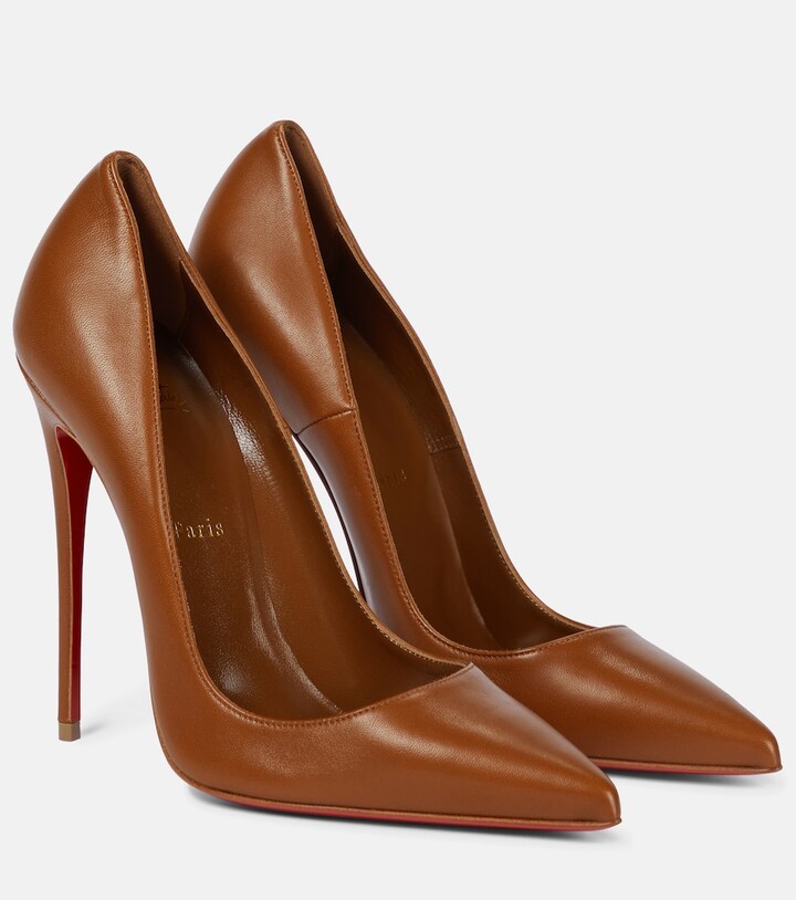Christian Louboutin So Kate 120 leather pumps - ShopStyle