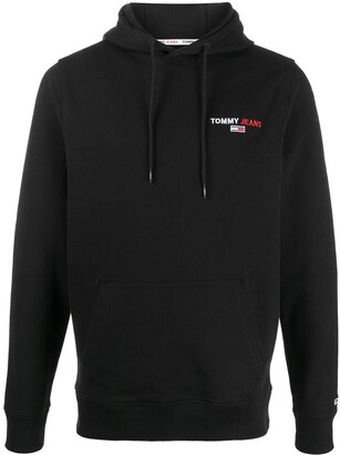 black tommy jeans hoodie