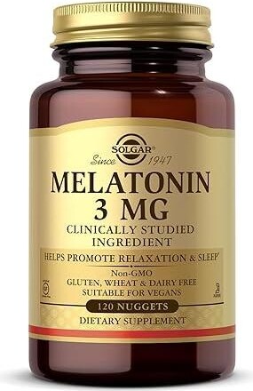 Solgar Melatonin, 3 mg, 120 Nuggets
