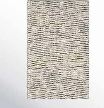 AllModern Owen Handmade Jute/Sisal White/Black Area Rug