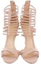Thumbnail for your product : Jerome C. Rousseau Leather Sacli Cage Sandals w/ Tags