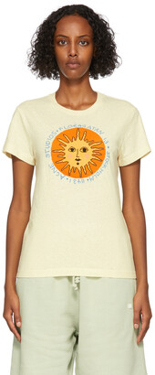 Acne Studios Yellow Sun Embroidery T-Shirt