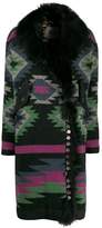 Thumbnail for your product : Bazar Deluxe Aztec wrap coat
