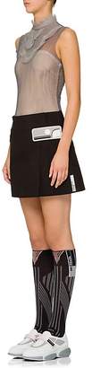 Prada Women's Patch-Detailed Wrap Miniskirt
