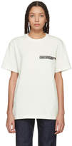 Calvin Klein 205W39NYC White Logo Text T-Shirt