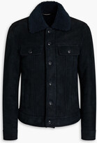 Thumbnail for your product : Dolce & Gabbana Leather-trimmed shearling jacket