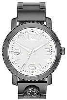 Thumbnail for your product : JCPenney FASHION WATCHES Mens Round Case Faux Chronograph Watch
