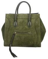 Thumbnail for your product : Celine Suede Medium Luggage Phantom