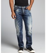 Thumbnail for your product : PRPS indigo distressed denim 'Shining Wall' regular fit jeans