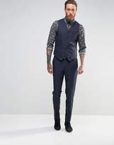 Thumbnail for your product : ASOS Slim Vest In Navy Tonic