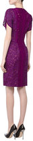 Thumbnail for your product : J. Mendel Lace Dress with Organza Overlay, Viola