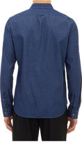 Thumbnail for your product : Vince Diamond Denim Button-Down Shirt