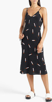 Thumbnail for your product : Equipment Sabelia printed washed-silk midi slip dress