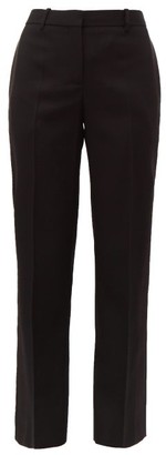 Givenchy Satin-trimmed Wool-twill Tuxedo Trousers - Black