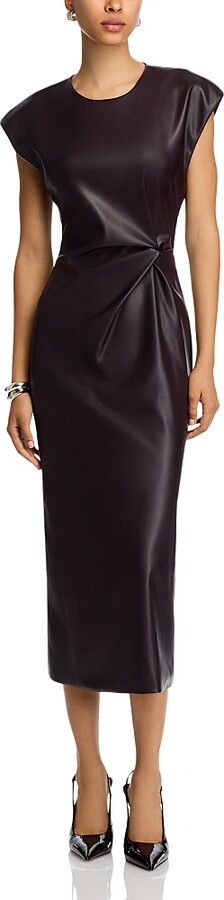 Steve Madden Chiara Faux Leather Dress