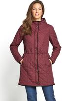 Thumbnail for your product : Savoir Long Line Quilted Jacket