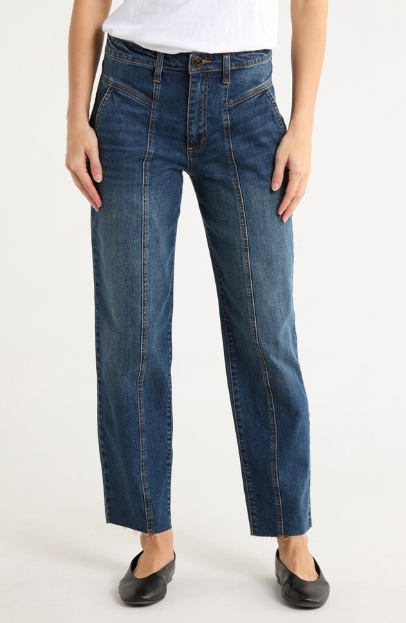 KUT from the Kloth Leslie High Waist Baggy Boyfriend Jeans