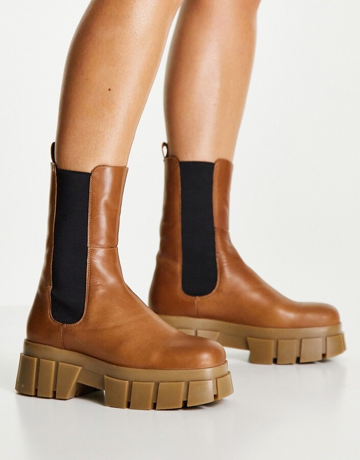 designer tan boots