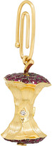 Thumbnail for your product : Aurélie Bidermann Fine Jewelry 18-karat gold, ruby and diamond apple core charm